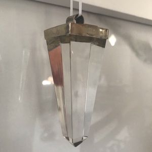 Vintage Silver Glass pendant (for necklace)
